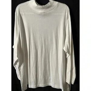 Venezia Woman White Long Sleeve Top Sz 2X